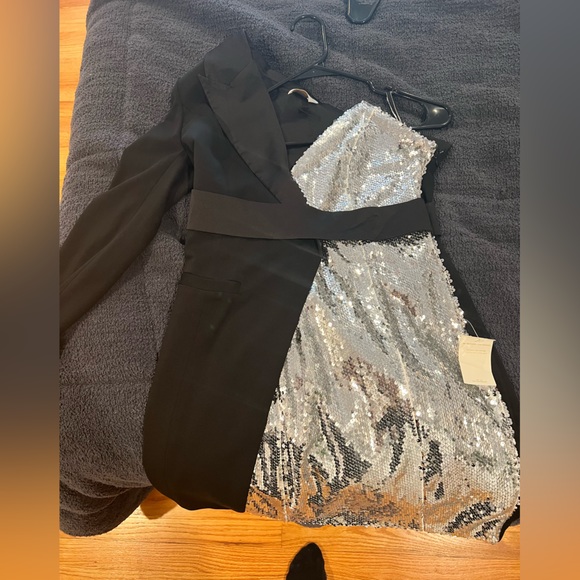 misscircle Dresses Half Blazer Dress Poshmark